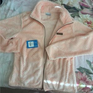 Columbia Soft Pink Plush Jacket